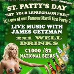 St. Patrick Day Party at Scores: Set Your Leprechaun Free