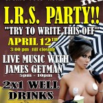 I.R.S. Party at Scores: Try To Write This Off