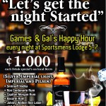 Happy Hour at the Sportsmens Lodge