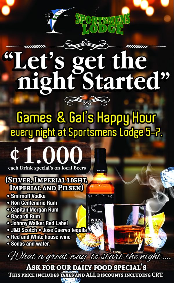 Happy Hour at the Sportsmens Lodge