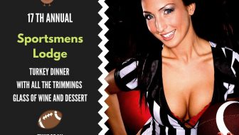 17th Annual Turkey & Football Dinner at Sportsmens Lodge
