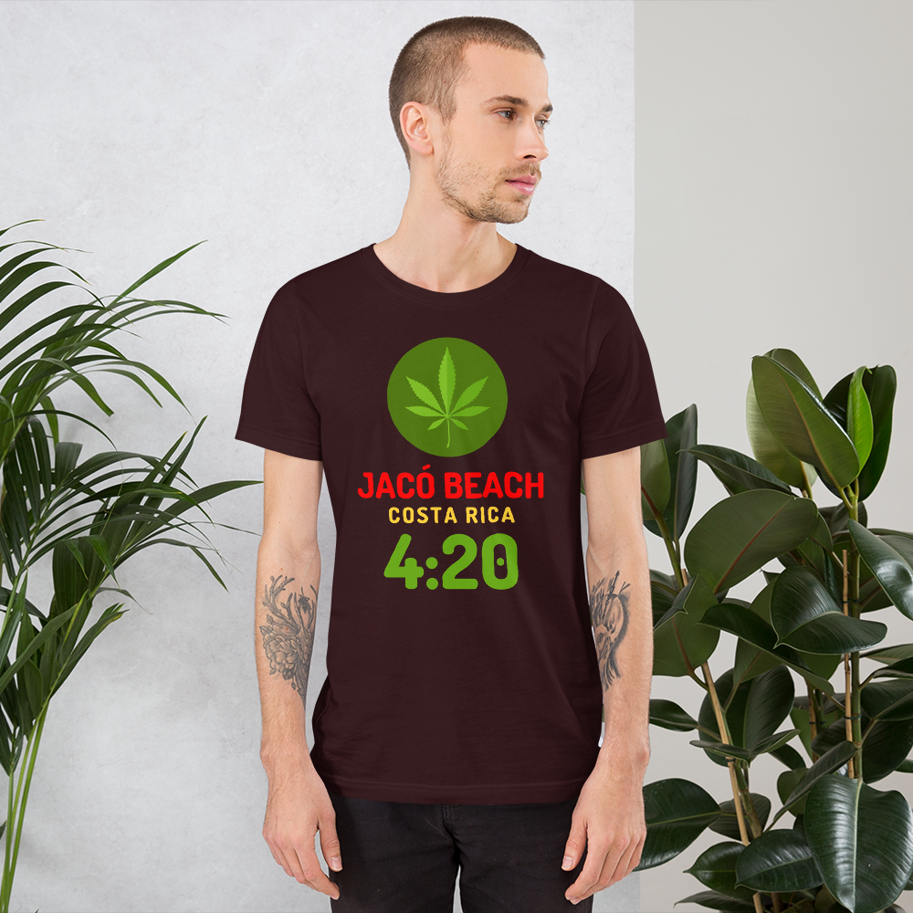 Jaco Beach 4:20 Weed Unisex T-Shirt - Costa Rica Ticas