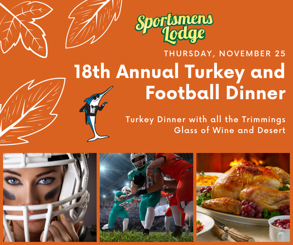 18th Annual Turkey and Football Dinner Facebook