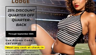 Quarter Off Quarter-Back Offer: Exclusive CRT Member Savings at Sportsmens Lodge